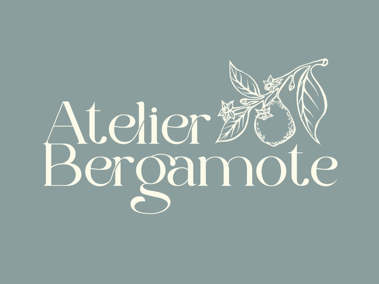 Logo Atelier Bergamote, les créations couture et bijoux de Margaux